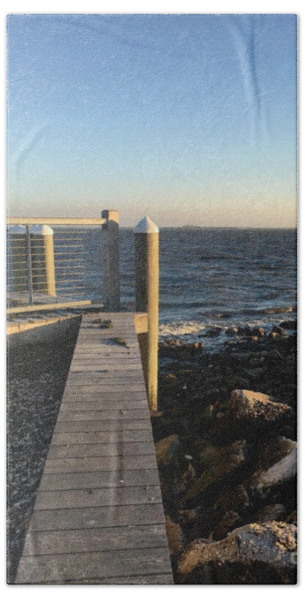 Beach Beach Towel featuring the photograph Towards the Bay by CAC Graphics