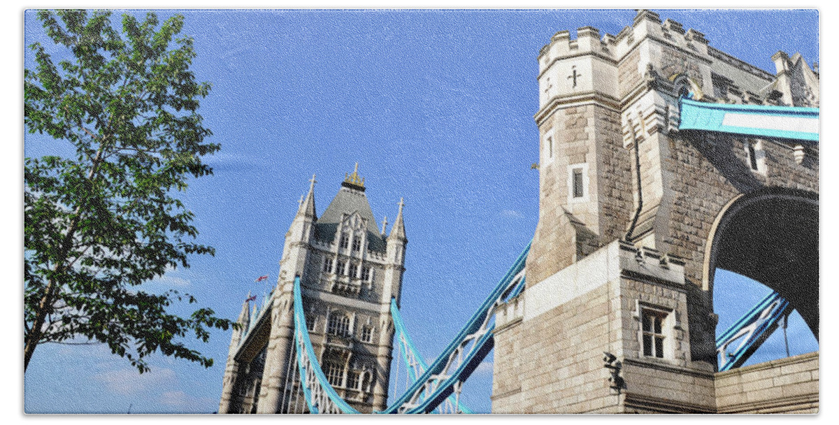 London Beach Towel featuring the photograph Tower Bridge by Dutourdumonde Photography