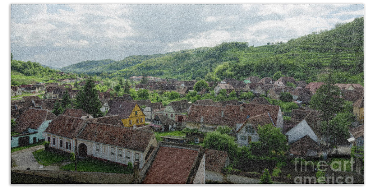 House Beach Towel featuring the photograph Transylvania Landscape 2 by Perry Rodriguez