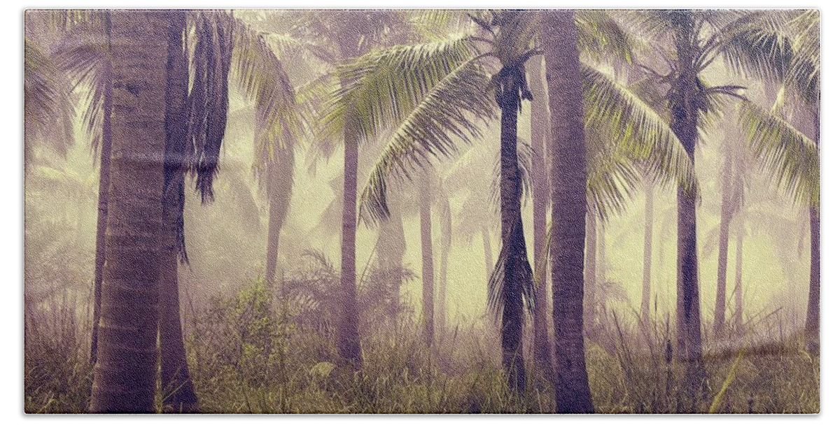 Tropical Forest Beach Towel featuring the photograph Tropical Forest by Marianna Mills