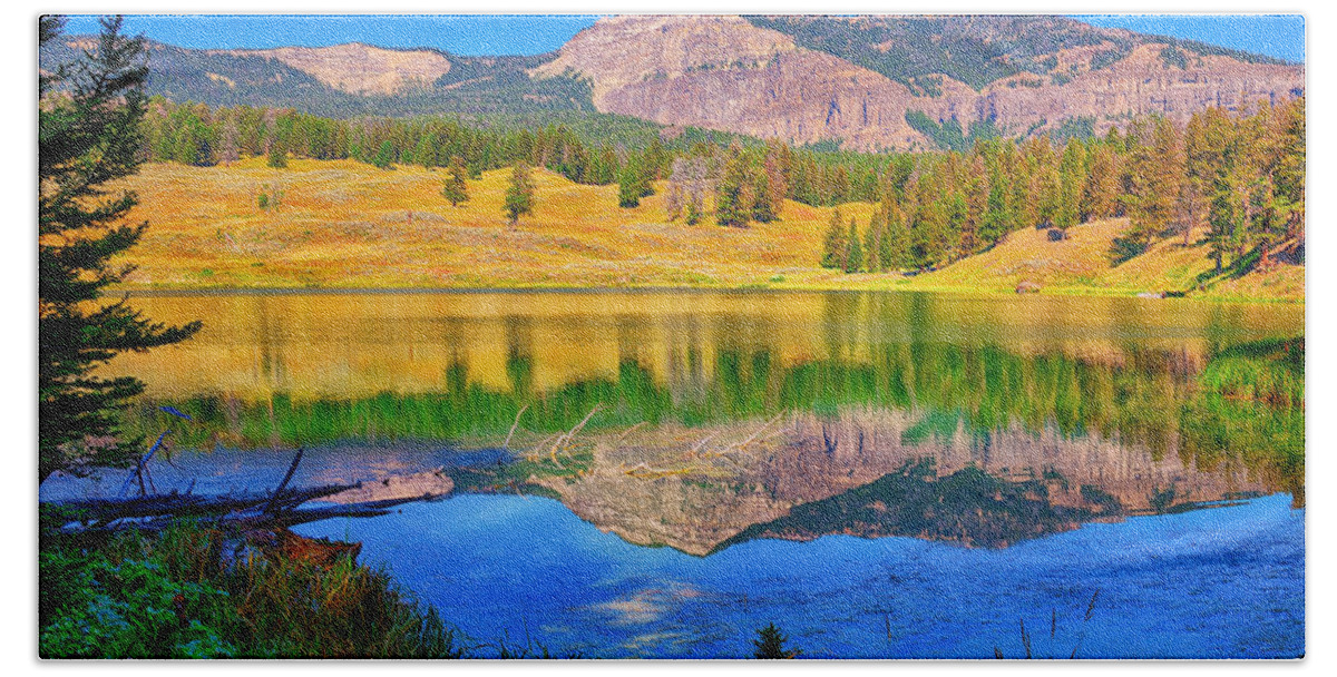 Trout Lake Beach Towel featuring the photograph Trout Lake by Greg Norrell
