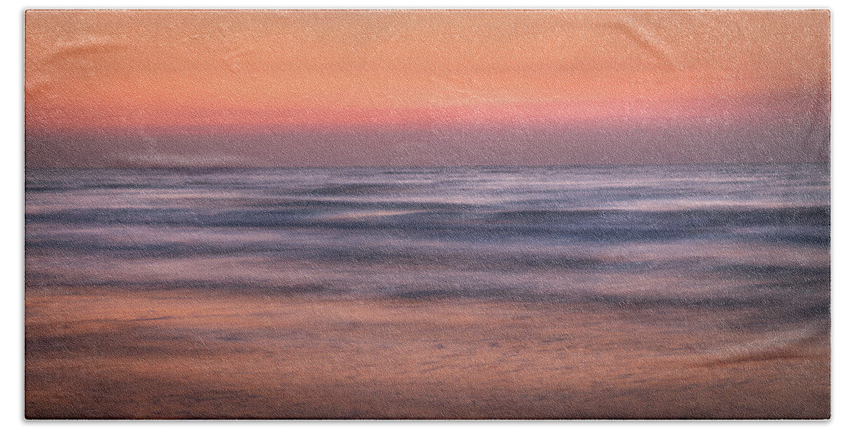 Abstract Beach Sheet featuring the photograph Twilight Abstract by James Woody