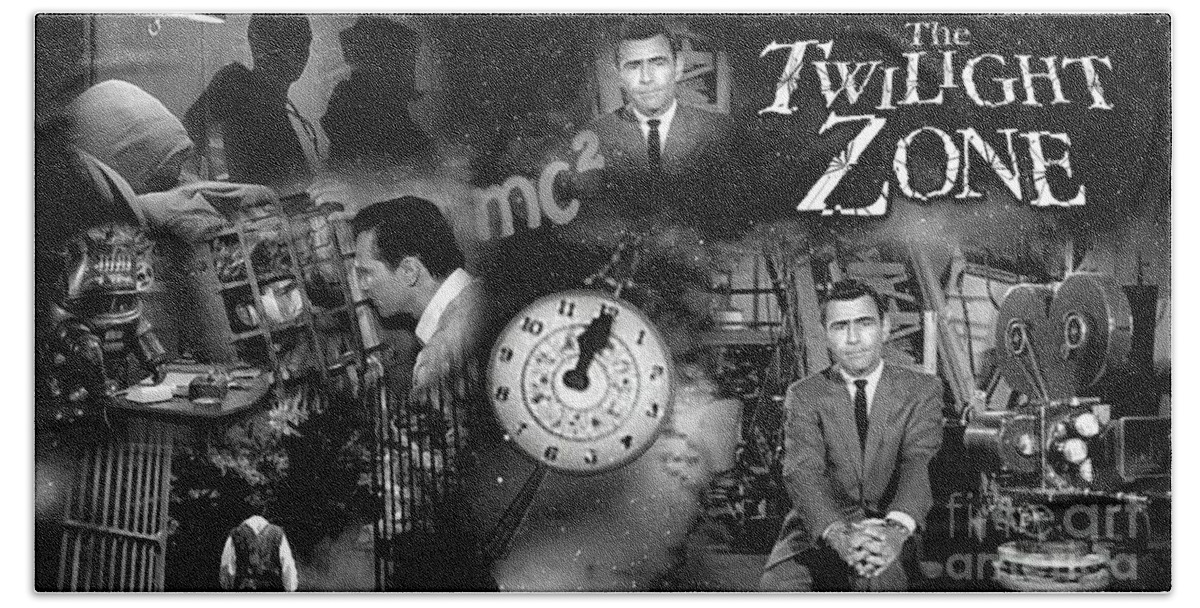 Twilight Beach Towel featuring the photograph Twilight Zone by John Malone