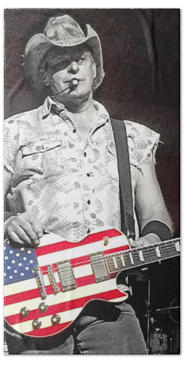 Ted Nugent Beach Towel featuring the photograph Uncle Ted by La Dolce Vita