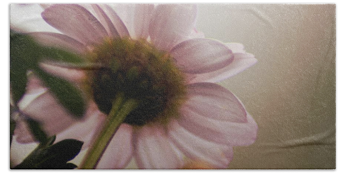 Landscape Beach Towel featuring the photograph Underneath A Flower by Eskemida Pictures