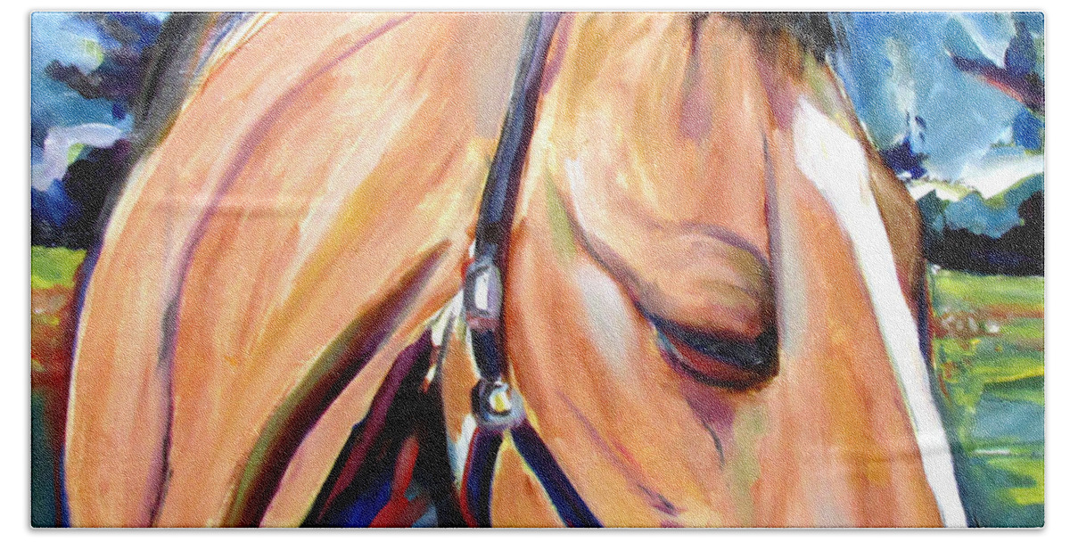 Horse Beach Towel featuring the painting Unknown Potential by John Gholson