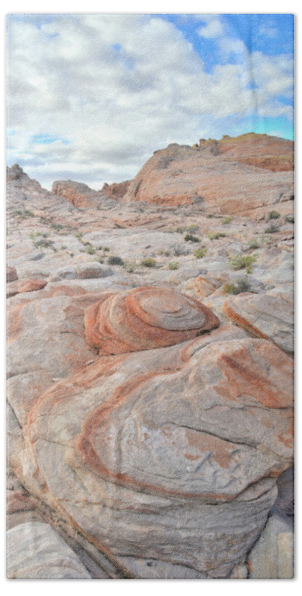 Valley Of Fire State Park Beach Towel featuring the photograph Valley of Fire Beehives by Ray Mathis