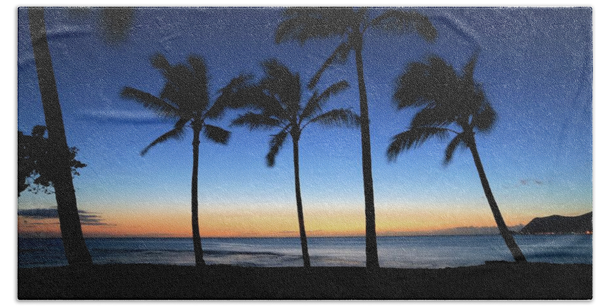 Photosbymch Beach Towel featuring the photograph Venus at Sunset by M C Hood