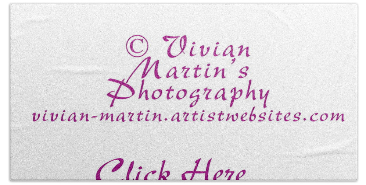 Logo Beach Towel featuring the photograph Vivian Martin's Photography by Vivian Martin
