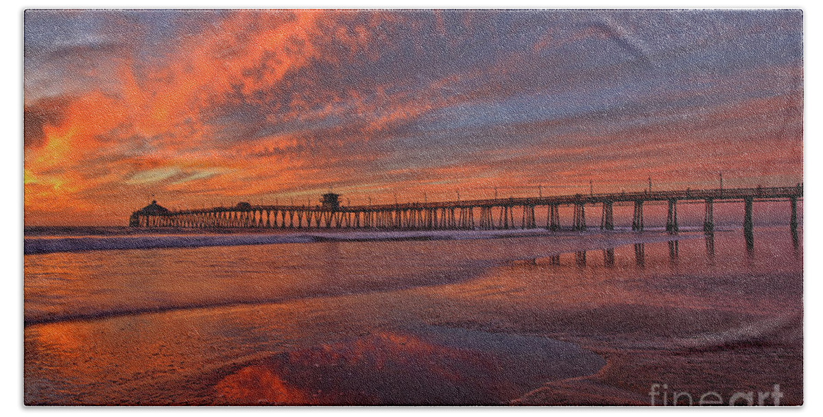 Imperial Beach Beach Towel featuring the photograph Watch more sunsets than Netflix by Sam Antonio