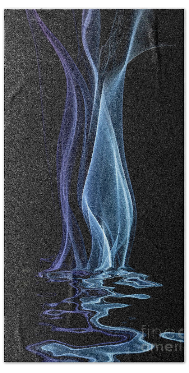 Abstract Beach Towel featuring the photograph Water Dance by Patti Schulze