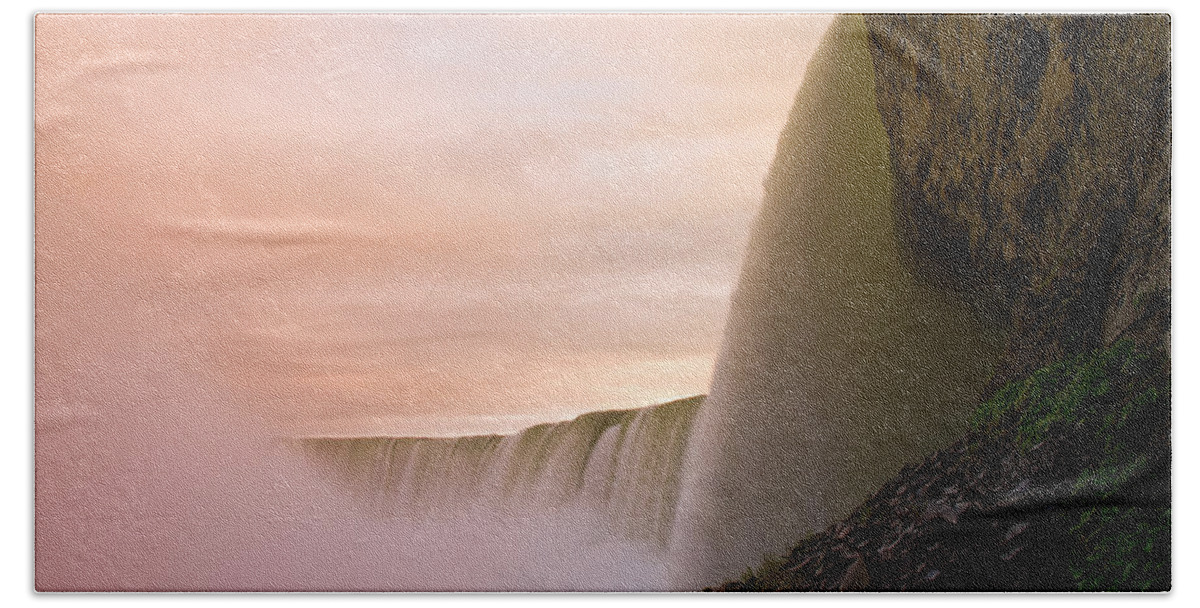 Niagara Falls Beach Towel featuring the photograph Water by Sebastian Musial