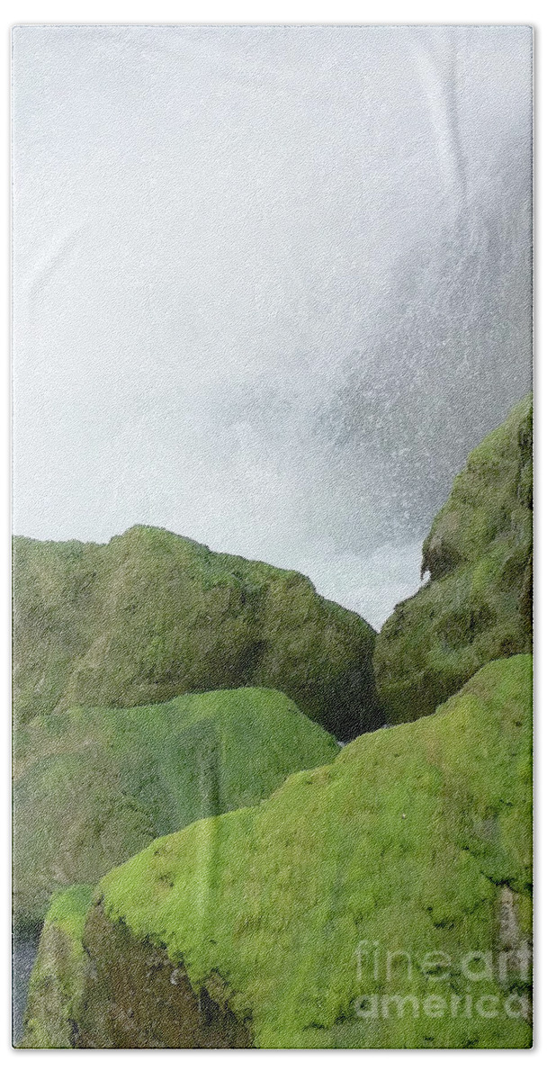 Waterfall Beach Sheet featuring the photograph Waterfall by Raymond Earley