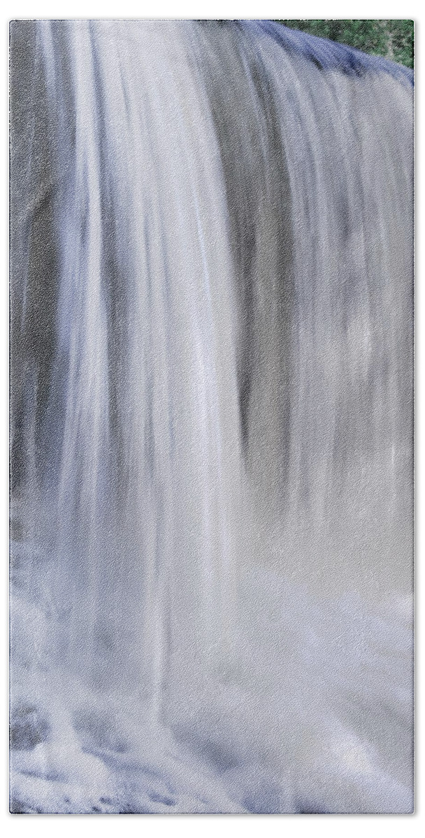 Waterfall Beach Towel featuring the photograph Waterfall by Svetlana Sewell