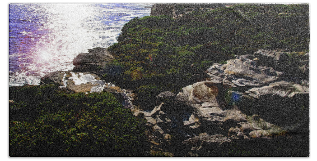 North Head Beach Sheet featuring the photograph When Nature Rules by Miroslava Jurcik