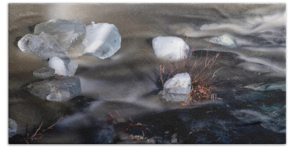 Whetstone Brook Beach Towel featuring the photograph Whetstone Jewels by Tom Singleton