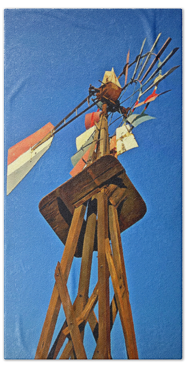 Windmill Beach Towel featuring the photograph Which Way The Wind Blows by Glenn McCarthy Art and Photography
