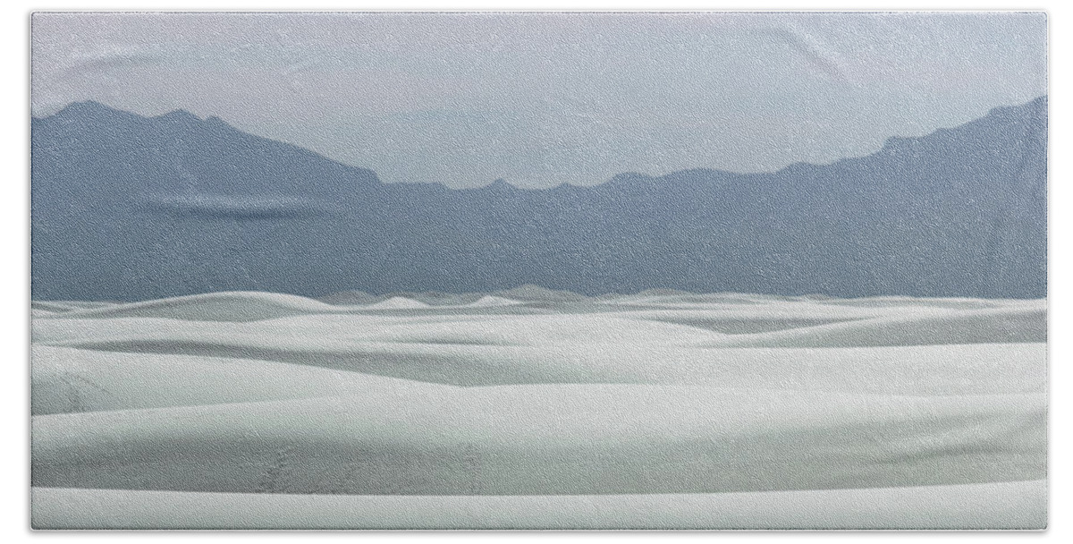 White Sands Beach Towel featuring the photograph White Sands by David Diaz