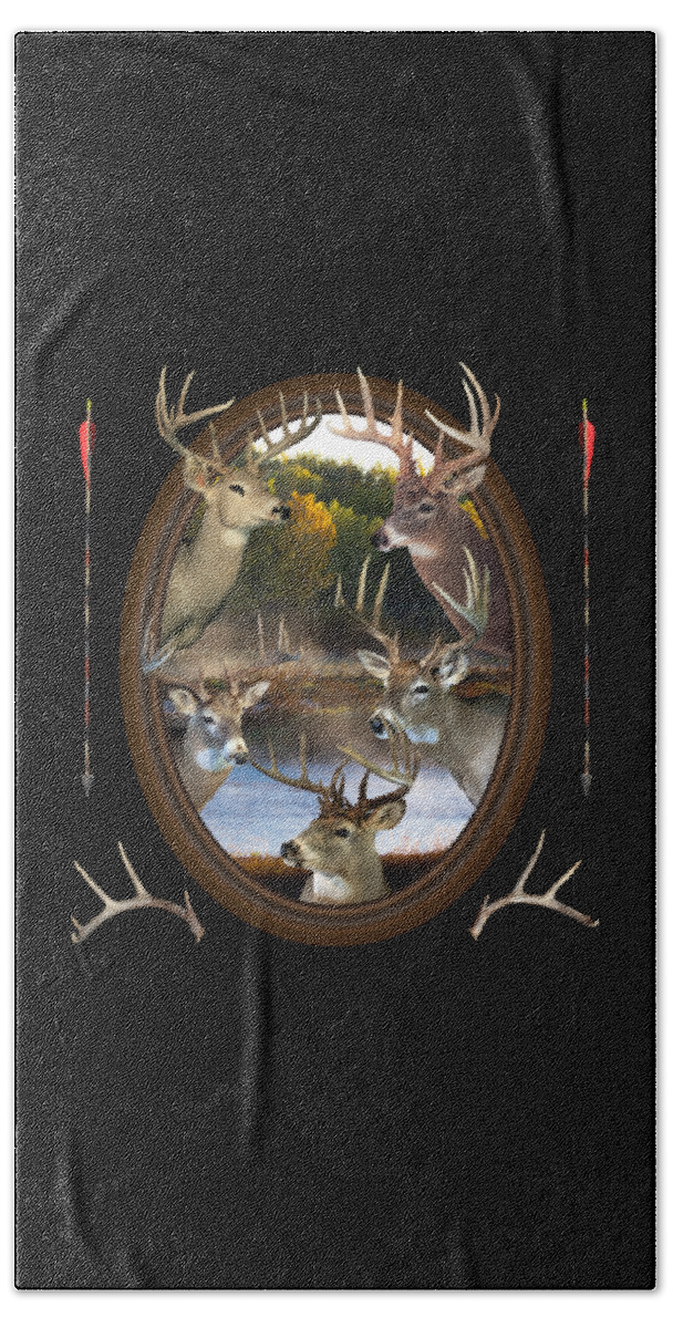 Whitetail Deer Beach Towel featuring the photograph Whitetail Dreams by Shane Bechler