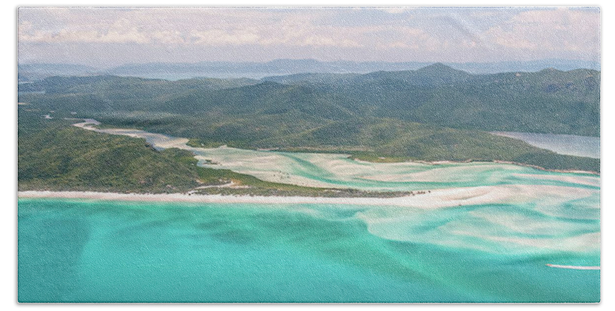 Whitsunday Islands Beach Sheet featuring the photograph Whitsunday Wonders by Az Jackson