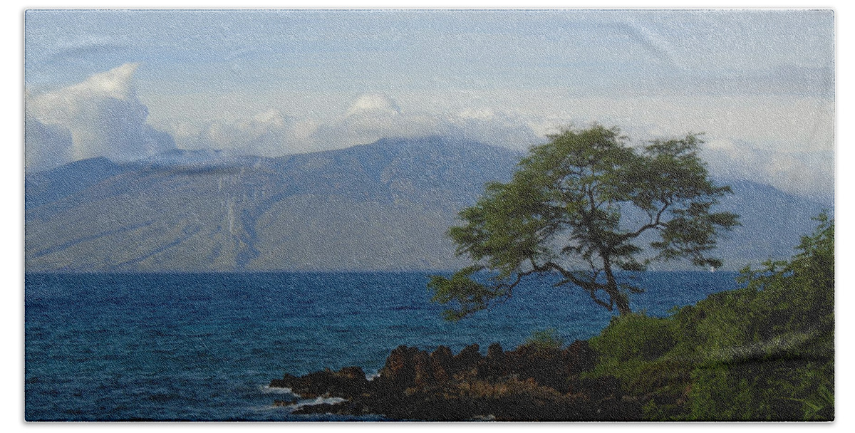 Wright Beach Towel featuring the photograph Wind Turbines - Maui by Paulette B Wright