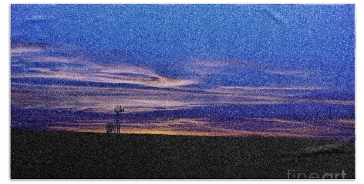 Windmill Beach Towel featuring the photograph Windmill by Merle Grenz