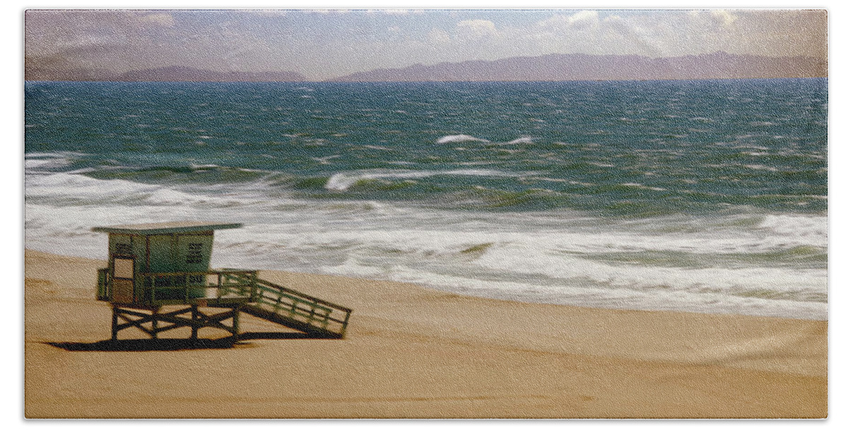 Beach Beach Sheet featuring the photograph Windy Beach Day by Joseph Hollingsworth