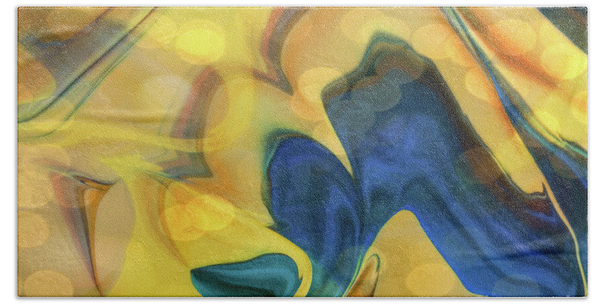 Abstract Beach Towel featuring the photograph Wings of the Dove by Patti Schulze