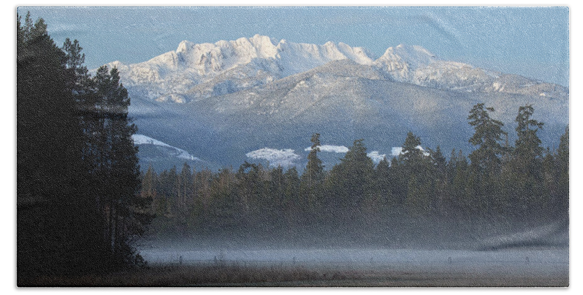 Mountain Beach Towel featuring the photograph Winter Solstice 2015 by Randy Hall