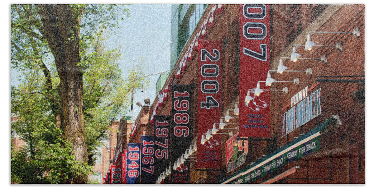Red Sox Beach Sheet featuring the photograph Yawkee Way by Paul Mangold