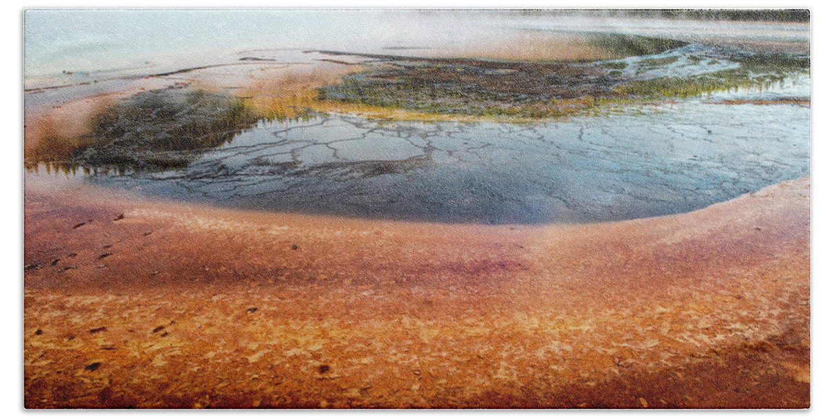 Yellowstone Beach Towel featuring the photograph Yellowstone Colors #8 by Scott Read