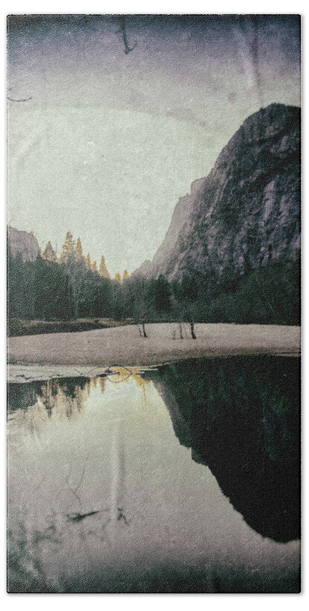 Yosemite Beach Towel featuring the photograph Yosemite Valley Merced River by Lawrence Knutsson