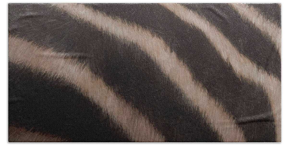 Zebra Stripes Beach Towel featuring the digital art Zebra Stripes by Ernest Echols