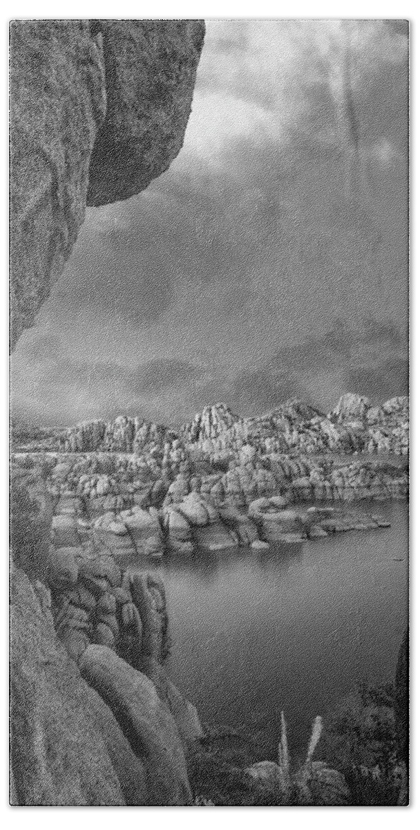 Disk1216 Beach Towel featuring the photograph Granite Dells, Watson Lake #1 by Tim Fitzharris