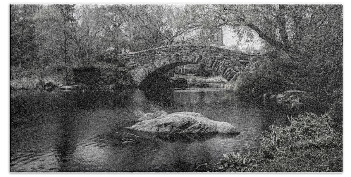 Bridge Beach Sheet featuring the photograph Park Bridge #1 by Stuart Manning