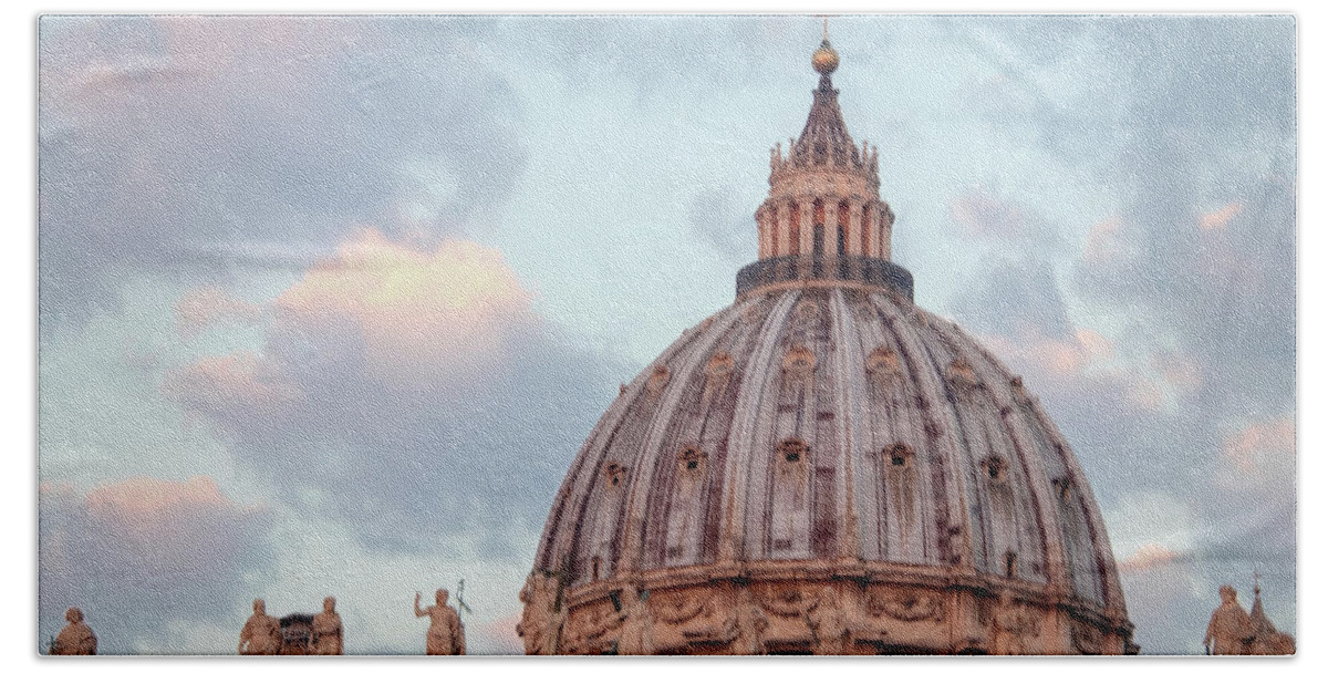 Photography Beach Towel featuring the photograph St. Peter's Dome by Terry Davis