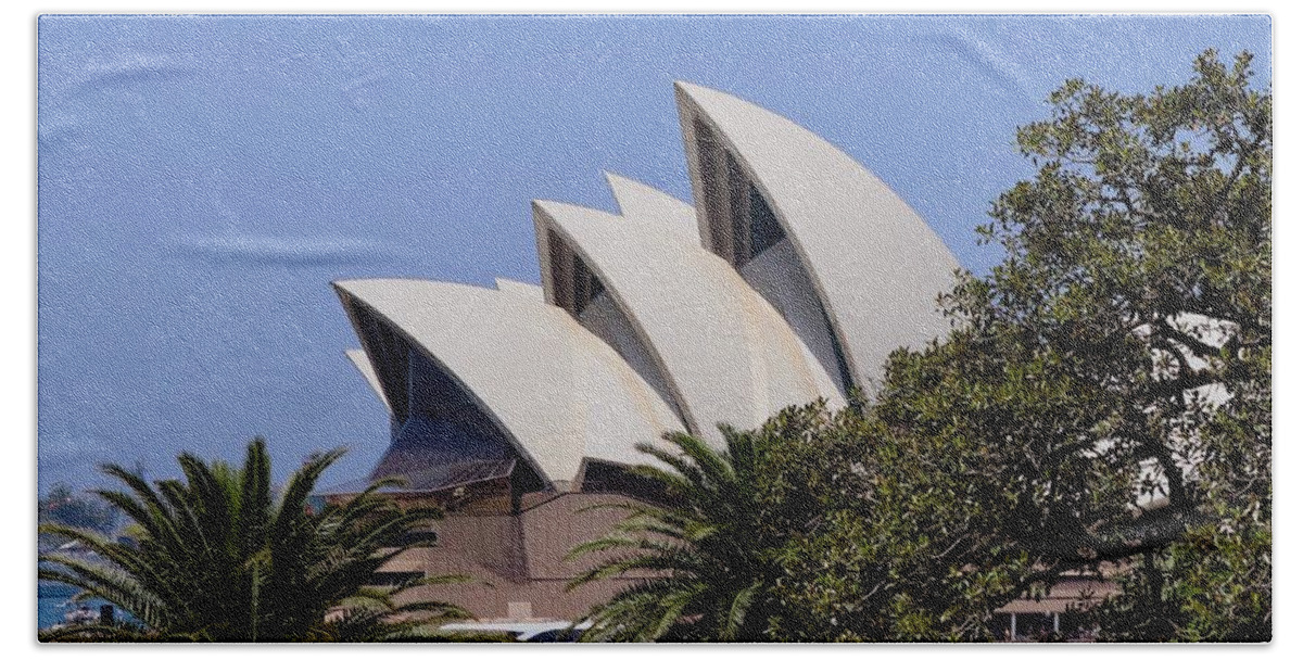 Sydney Beach Towel featuring the photograph Sydney Opera House #1 by Sarah Lilja