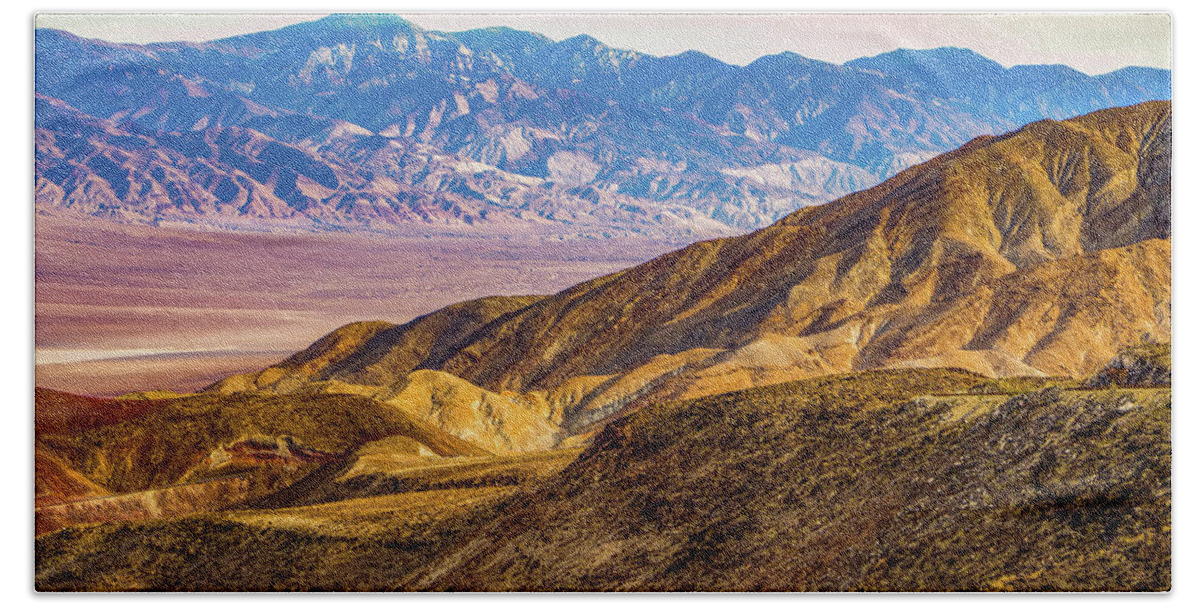 Park Beach Towel featuring the photograph Death Valley National Park Scenery #2 by Alex Grichenko