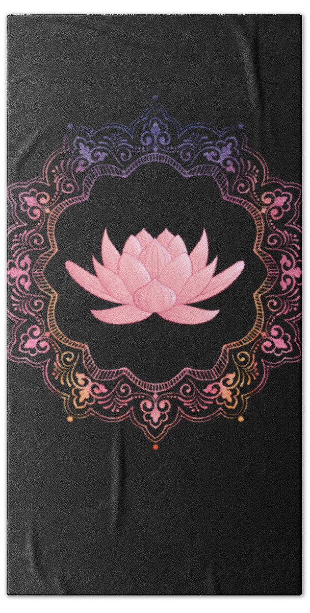 Lotus Mandala Spiritual Om New Age Buddhist Yoga Meditation #3