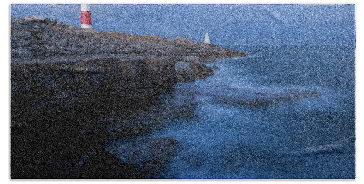 Portland Beach Towel featuring the photograph Portland Bill Seascapes #3 by Ian Middleton