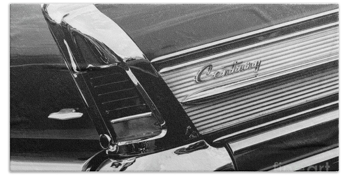 1958 Beach Towel featuring the photograph '58 Buick Century #58 by Dennis Hedberg