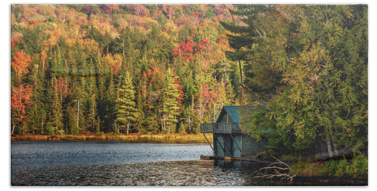 Adirondacks Beach Towel featuring the photograph Adirondack Colors by Rod Best