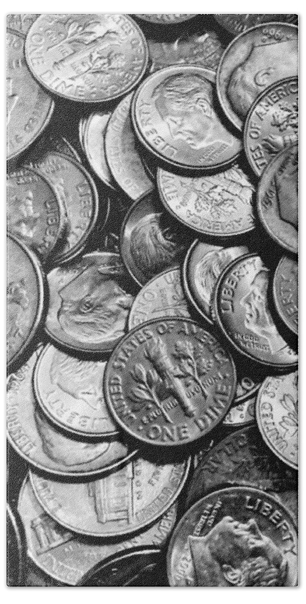 Coin Beach Sheet featuring the photograph Makes Cents by Catherine Melvin