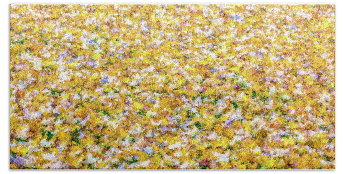 David Letts Beach Sheet featuring the photograph Autumn Abstract by David Letts