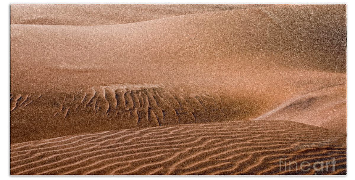 Desert Beach Towel featuring the photograph Beautiful Namib Desert #2 by Lyl Dil Creations