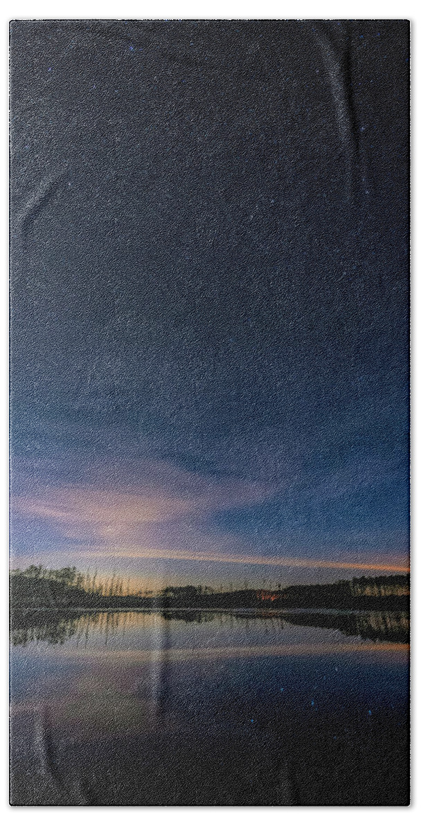 Maryland Beach Towel featuring the photograph Beauty Of The Night by Robert Fawcett