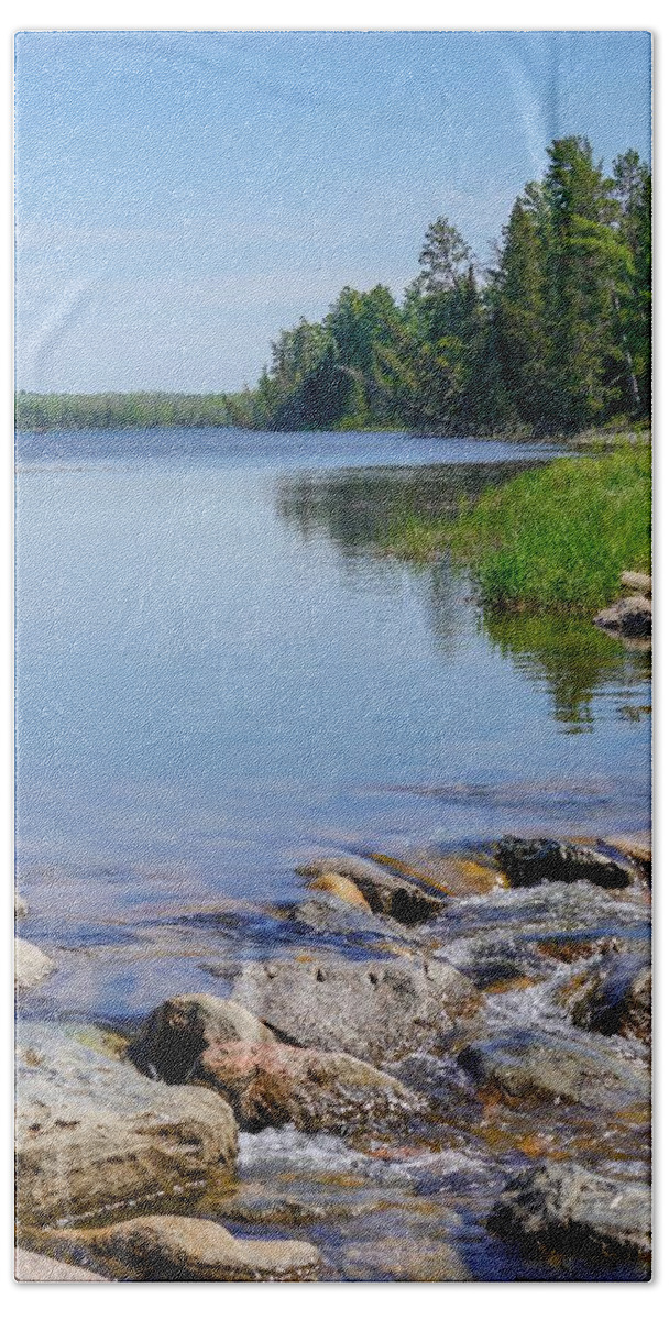 River Beach Towel featuring the photograph Beginning of a Journey by Susan Rydberg