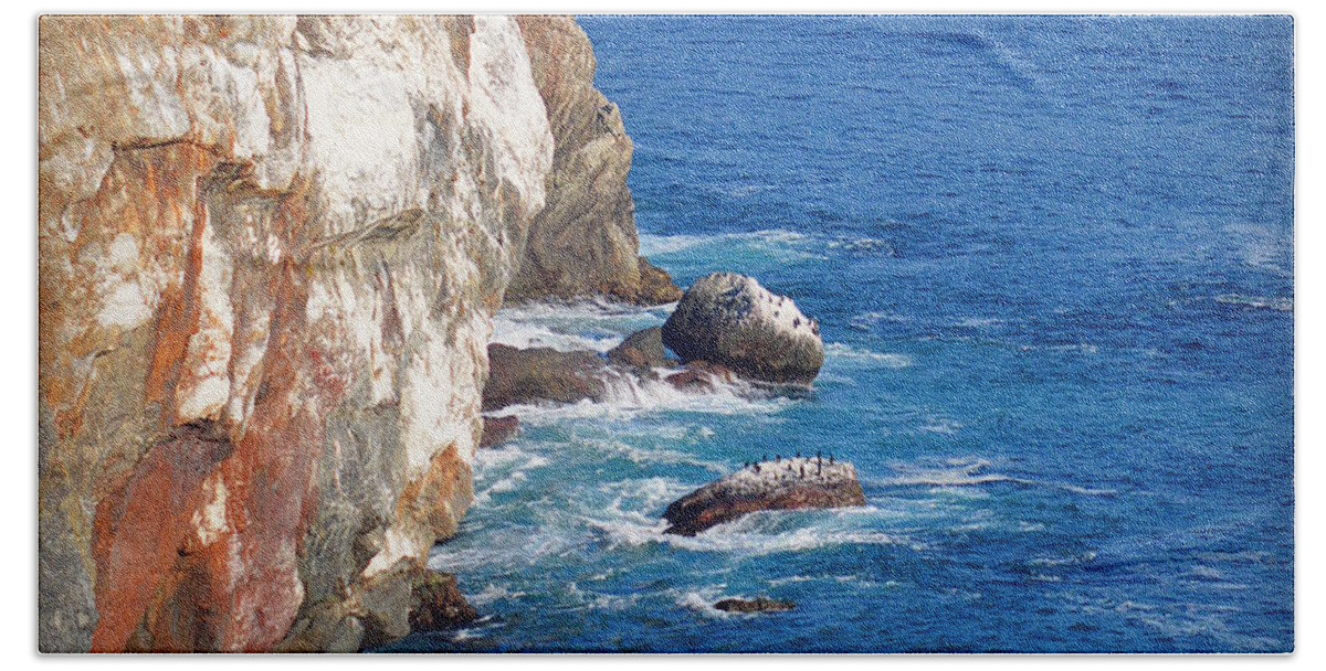 Big Sur Beach Towel featuring the photograph Big Sur Sanctuary by Glenn McCarthy Art and Photography