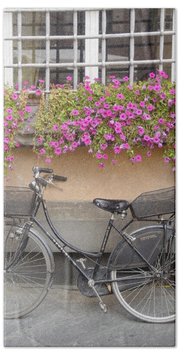 Bicycle Beach Towel featuring the photograph Along For the Ride by Patricia Caron