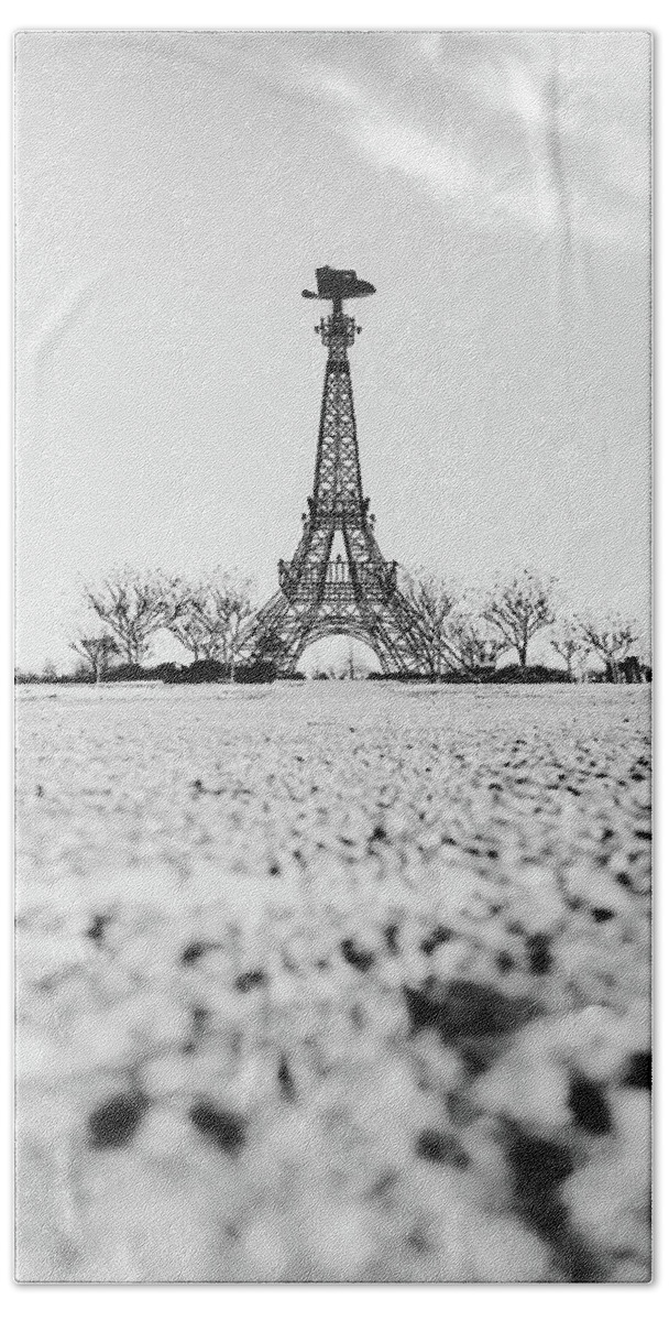Paris Beach Towel featuring the photograph Bonjour Y'all by Peter Hull